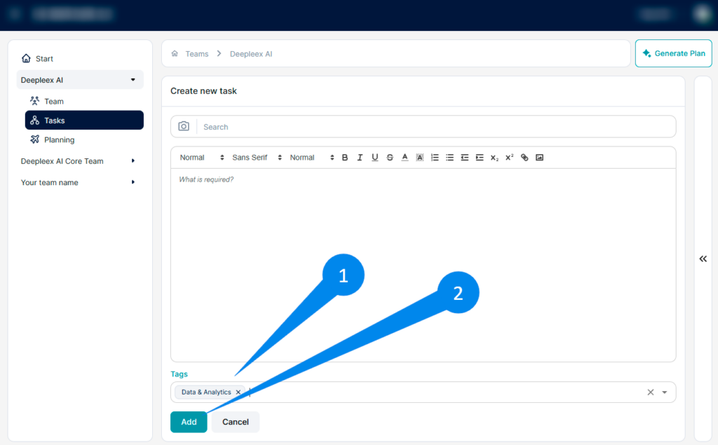 Create task 2