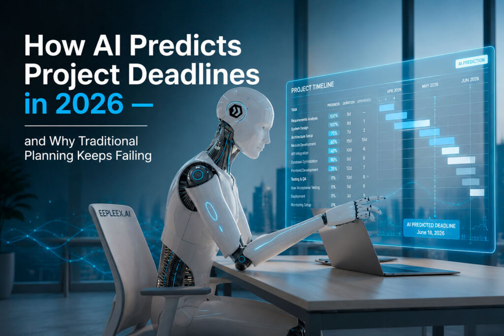 How AI Predicts Project Deadlines in 2026 — and Why Traditional Planning Keeps Failing.
